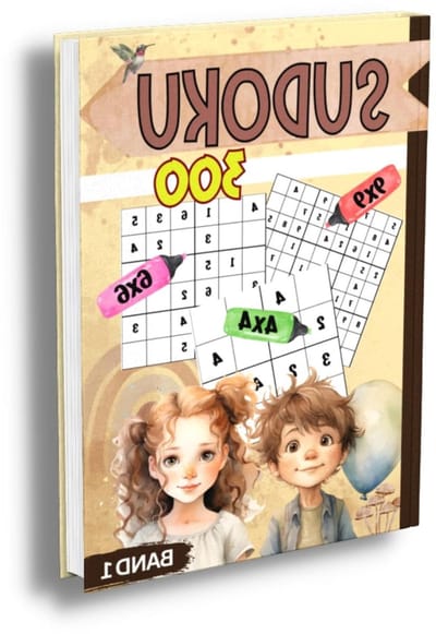 Sudoku Kinderboek - Puzzelboek Kinderen - Logisch Denken Oefenen - 300 Puzzels 3 Groottes - 15x23 cm - Niet gespecificeerd
