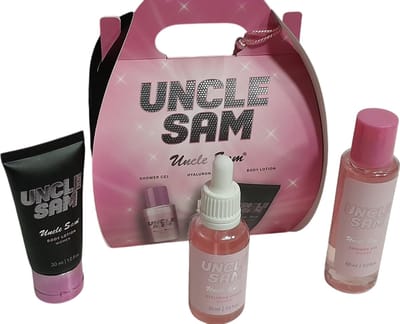 Uncle Sam verzorings Gift Set for Woman 3 delig in leuk doosje