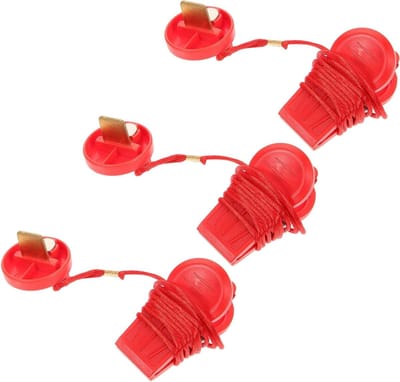 Loopband Sleutel - Noodstop Schakelaar - Fitness Veiligheid - Directe Stopfunctie - 3 Stuks - Rood