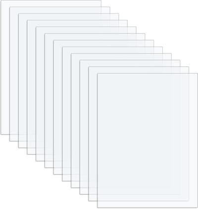 Acrylglas Platen - Heldere Kunststof - Doe-het-zelf Projecten - 1 mm Dikte - A4 Formaat - Transparant