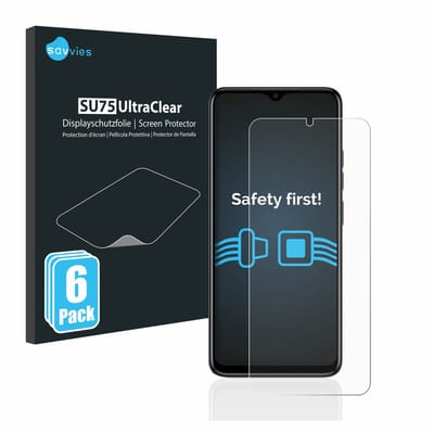 Savvies - Screenprotector voor Tecno Spark Go 2023 - Folie Beschermfolie transparant 6 Stuks
