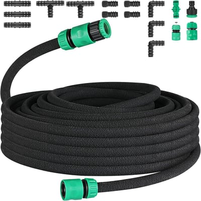 Druppelslang Set voor Efficiënte Irrigatie van Tuin, Gazon en Terras (30 Meter)