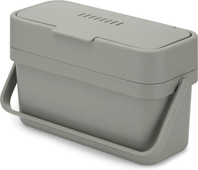 Joseph Joseph Duo Opal - Composteer Emmertje Easy Fill - Glas - Grijs