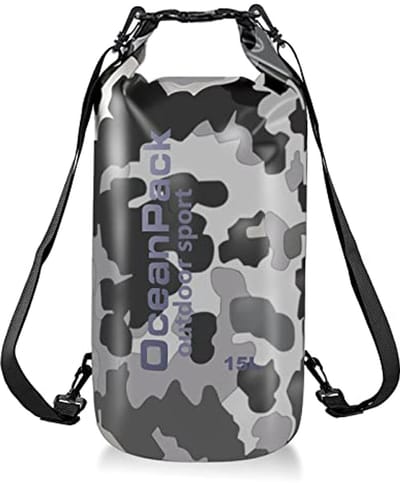 Waterdichte rafting tas 15L voor outdoor avonturen
