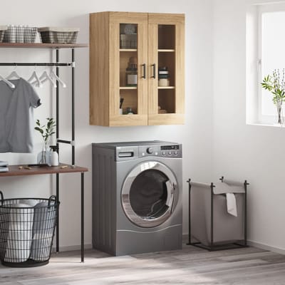 vidaXL - Wandkast - 69,5x34x90 - cm - sonoma - eikenkleurig