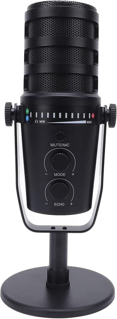 Dynamische Microfoon - Opname Microfoon - Live Streaming - Cardioïde Opname - 26x12x11 cm