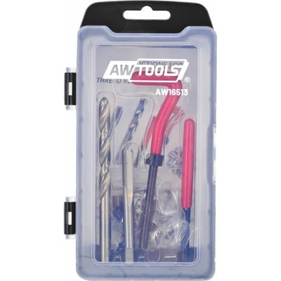 Awtools - Serie AW - Schroefdraad Reparatieset - M6 x 1.0 - 30 delen