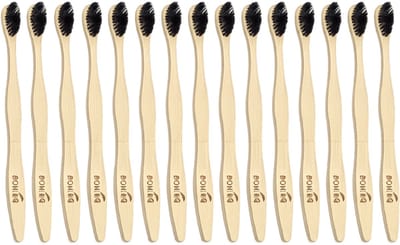 Duurzame Tandenborstel - Set van 12 - Bamboe - Eco friendly - Zacht - Zero Waste - Vegan - Bamboo