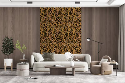 Behang - Fotobehang Panterprint - Luxe - Patronen - Breedte 200 cm x hoogte 300 cm