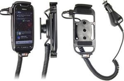 Brodit houder geschikt voor Nokia C7 Actieve houder met 12/24V lader. Let op: Uitlopend artikel, Kan niet retour!