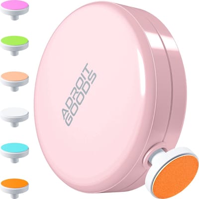 AdroitGoods Elektrische Baby Nagelvijl - Baby Nagelknipper - Manicureset Baby - Nagelschaartje - 6 Vijlen - Roze