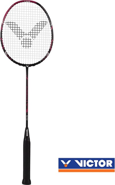 VICTOR Ultramate 8 badmintonracket - allround - zwart/roze