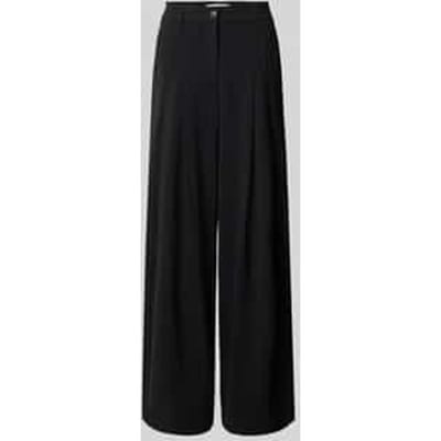 Barrel leg broek met riemlussen
