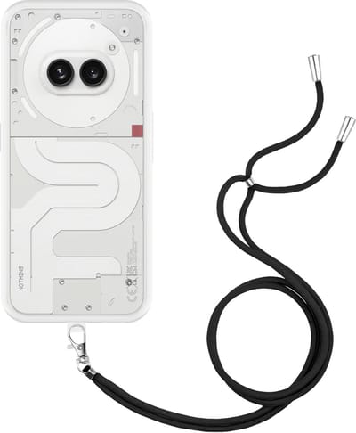 Cazy hoesje met koord geschikt voor Nothing Phone (2a) / (2a) Plus Hoesje met Koord - Flexibele Case - Transparant