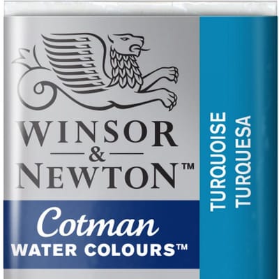 Winsor & Newton 0301654 watergedragen verf Turkoois Stokjes 1 stuk(s)