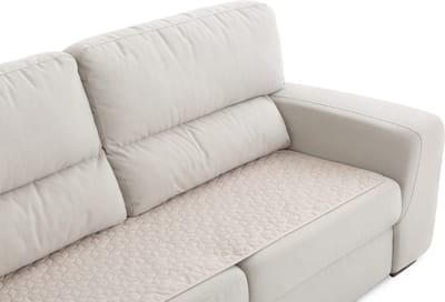 Belmarti Geo banktopper - 200 cm - Beige