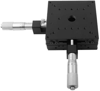 Trimming Platform Micrometer Handmatige Slide Tafel voor Precisie Bewerking 100x100mm met Roller Stages