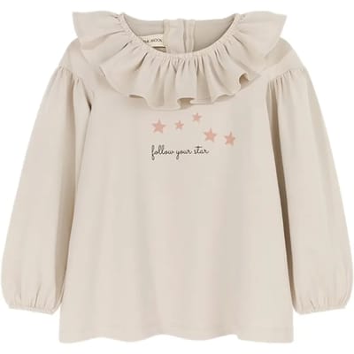 Meisjesblouse Kids on the Moon Mist flower