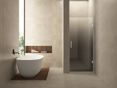 Less nisdeur rechts 900 x 2000 x 8 mm nano spiegelrook- naar helder glas/geborsteld staal