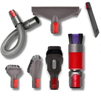 Reinigingsgereedschap voor wasdroger en stofzuiger voor Dyson V15/V12/V11/ + flexibele verlengslang, stofborstel en spoorloze stofborstel