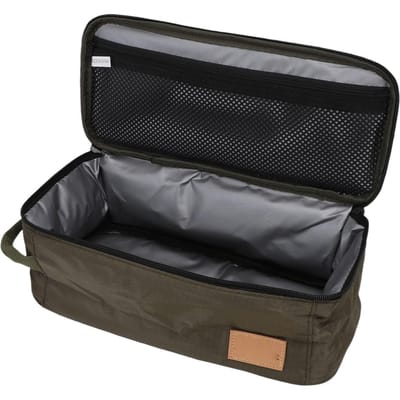Sac isotherme de cuisine de camping en tissu à carreaux 210D avec poignée en PU, idéal pour les barbecues et les pique-niques. gray