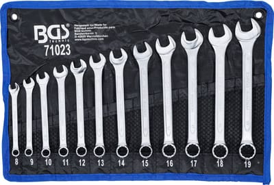 BGS Steekringsleutelset - 8 - 19 mm - 12 delig