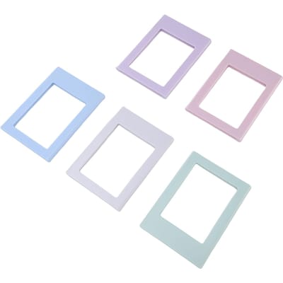 5 STUKS Magnetische Fotolijsten voor Koelkast 3 Inch Instant Film Lijst Foto Memo Kaart Display white
