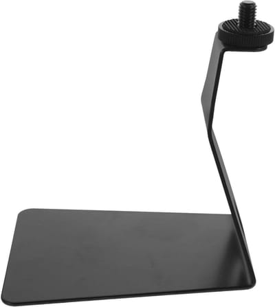 Microfoon Tafelstandaard - Microfoonhouder Klem - Opnemen Muziek - Stevige Metalen Klem - 14 x 13 x 7 cm - Zwart