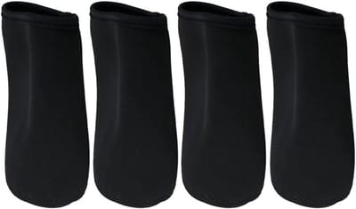 Allecto Plus - 4 stuks kiemglas lichtbescherming voor inmaakglas - hydrocultuurbal lichtafdekkingen - weckpotten hoes - grove afdekking - kiemdekselhuls.
