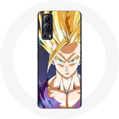 Vivo Y72 hoesje Manga Dragon Ball Goku boos gezicht