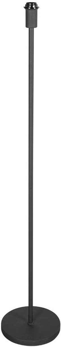 Vloerlamp Noor 3403ZW - moderne zwarte lamp zonder kap, E27 fitting, metaal en kunststof - Mexlite