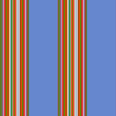 Bluuming Affairs - Kinderbehang- Behangpapier - Strepen - Kinderkamer - Blauw - 0,53 x 10,05 M.