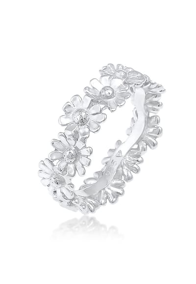 Elli - Ring - Dames Band Bloesem Bloem Boho Look Trend in 925 Sterling Zilver - Dames
