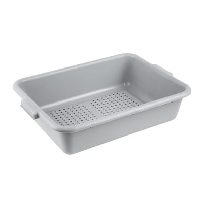 Vogue Edlp Plastic Perforated Storage Box Grijs