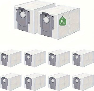 Dutchers® Stofzakken 14 Stuks - Geschikt voor Roborock S8 MaxV Ultra / S8 Max Ultra stofzuigrobot - Optimale Prestatie - Stofzak Accessoires - Reserveonderdelen - Robotstozuiger