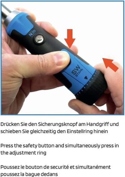 SW-Stahl 03873L professionele momentsleutel 1/2 inch 20-100 Nm I vierkantaandrijving 12,5 mm (1/2") I voor bandenwissel I losnauwkeurigheid ± 4% I reparaties aan auto's/auto's/motorfietsen