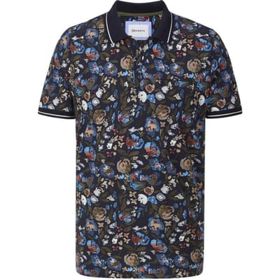 Babista herren Poloshirt - 44/46 - donkerblauw - Plus Size