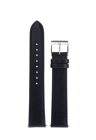 Junghans Max Bill handwinding lederen band zwart - horlogebandjes heren - horlogebandjes dames - 18 mm - origineel Junghans