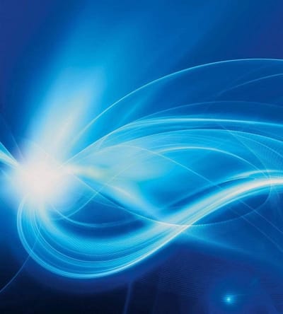 Fotobehang - Blue Abstract 225x250cm - Vliesbehang