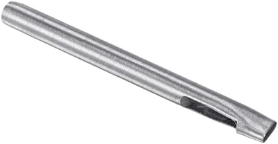 Dailygoods- Perforator Ovaal 45# Staal - Holle Gaten - Handgereedschap - Leren Tas - Snijden Meerdere Lagen - 100 mm Lengte - Leerpunt