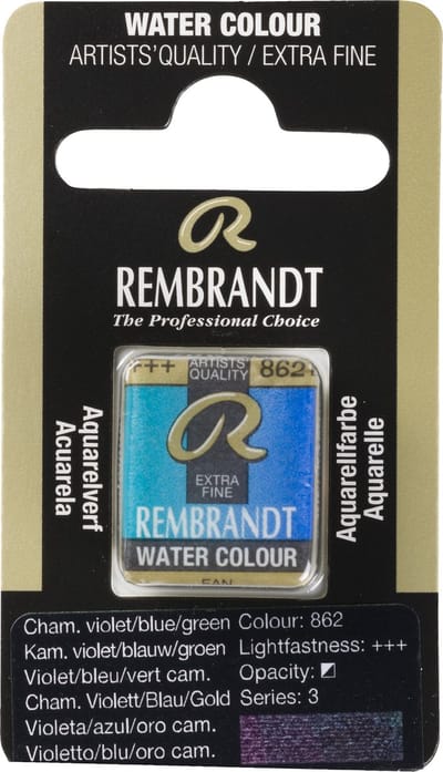 Aquarelverf - 862 Kameleon Violet-Blauw-Groen - Rembrandt - Napje