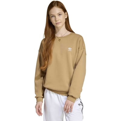 Adidas Originals Boyfriend Crew Sweatshirt Maat: 128 | Sportkleding Outlet | Unisex | Beige