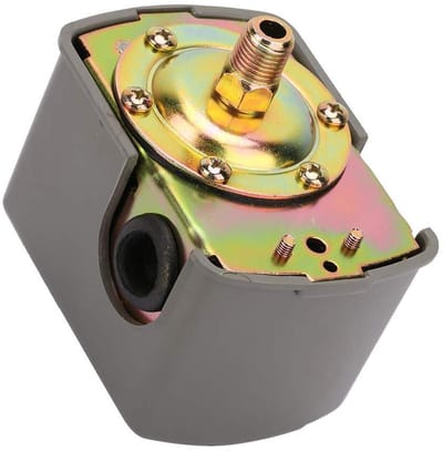 Waterpomp Drukregelaar - Pomp Schakelaar - Automatische Watercontrole - Verstelbaar 0.8-5.0 Bar - ZG1/4" Schroefdraad - Zwart