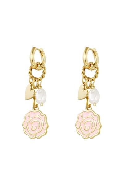 Oorbellen forever rose