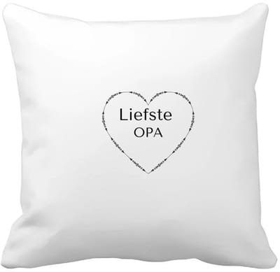 Akyol - liefste opa Kussen hoes - Opa - de liefste opa - verjaardag - cadeautje voor opa - opa artikelen - kado - geschenk - 40 bij 40 cm
