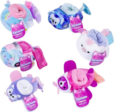 Squishville – Voertuigen Set – 6 Stuks – Mini Speelgoed – Cadeau Bundel