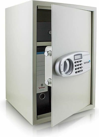 Elektronische kluis / archiefkluis - Lichtgrijs - Incl. digitaal scherm