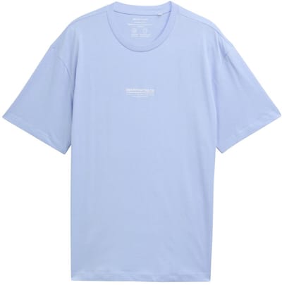 Tom Tailor Denim - T-shirt met relaxte pasvorm van katoen - Maat XXL - Brunnera Blue