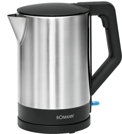 Bomann WKS3002CB - Waterkoker - 1.5L - 2200W - RVS/Zwart