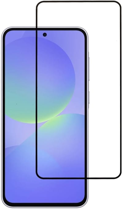 Coverup Screen Protector - Geschikt voor Samsung Galaxy A57 / A37 Screen Protector - Coverup Full-Cover 9H Tempered Glass - Zwart